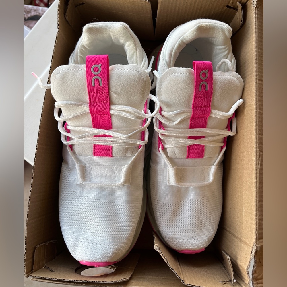 On Cloud Pink Running Shoes